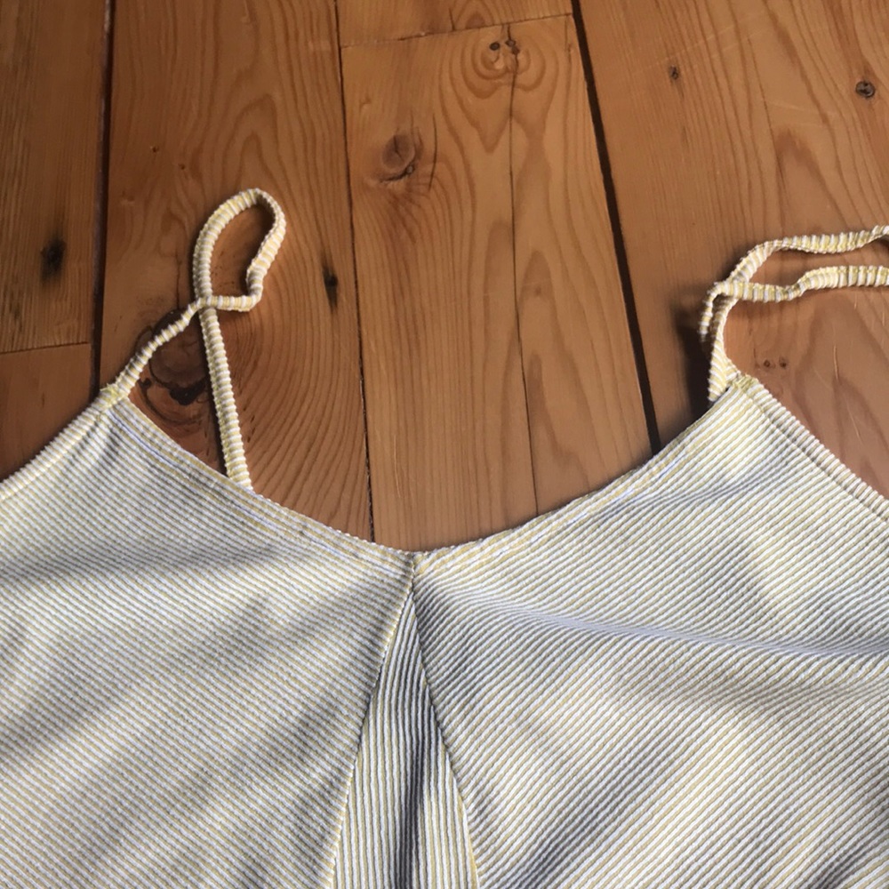 RVCA yellow ribbed midi dress - Picture 3 of 8